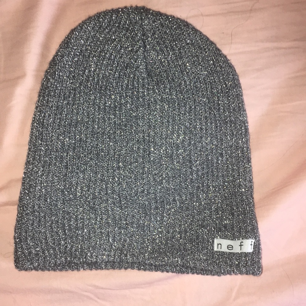 Grey Metallic NEFF Beanie